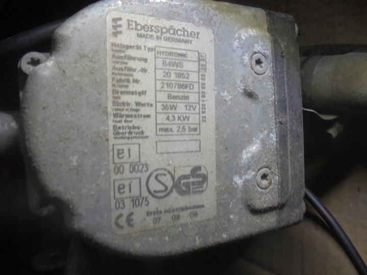 Webasto автономный отопитель Eberspracher Hydronic B4WS 210786FD, фото 5