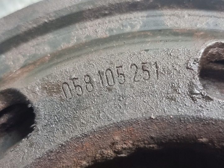 Шкив OE 058105251 Audi A4 B5 1.8B 92 квт 97 г., фото 7