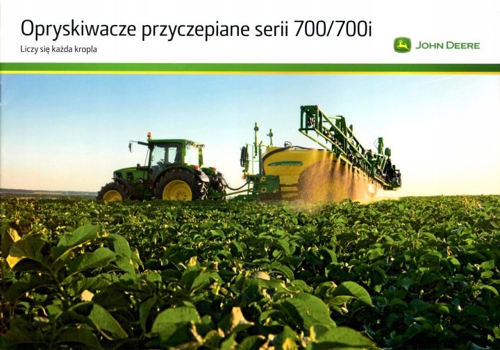 ПРОСПЕКТ JOHN DEERE OPRYSKIWACZE PRZYCZPIANE СЕРИИ 700/700i, фото 1