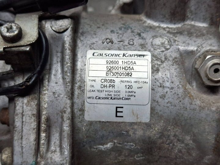 КОМПРЕССОР КОНДИЦИОНЕРА NISSAN MICRA K13 10- 1.2 i 926001HD5A, фото 6