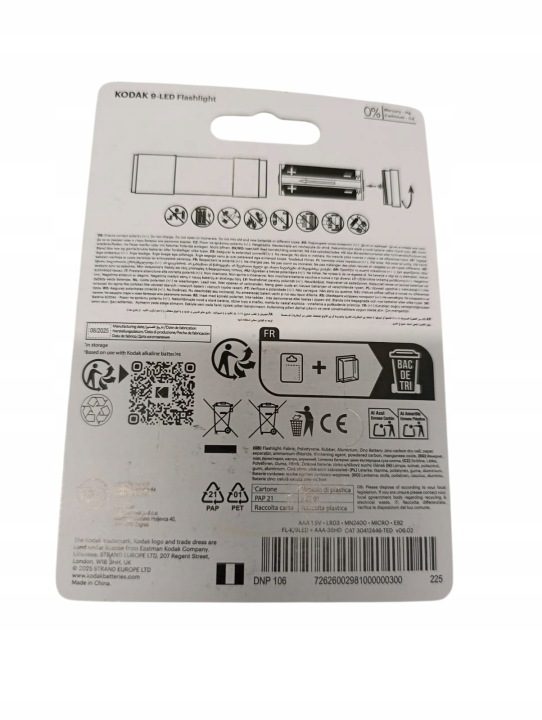 KODAK ФОНАРИК 9-LED BLACK 3xAAA K3AHZ R03 MINI, фото 2