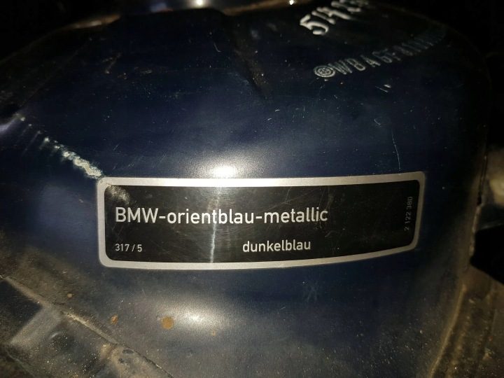Накладка пластик молдинг крышки задний orientblau e38 дорестайлинг 8 150 379BMW 7 E38, фото 15