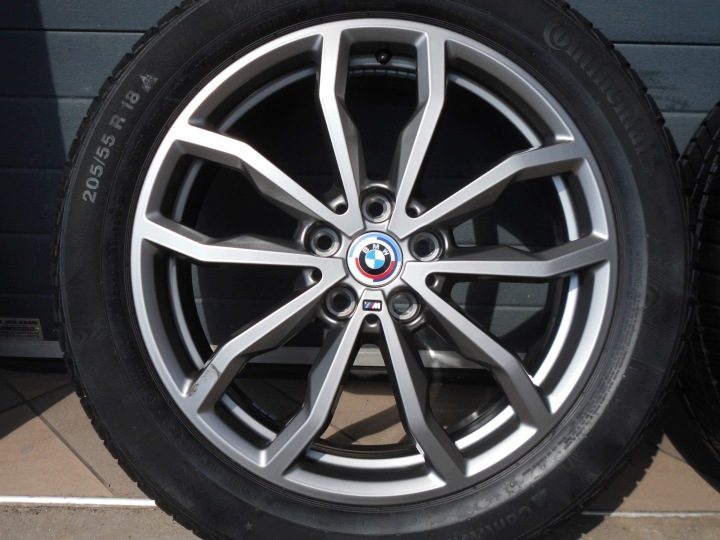 Колеса алюминиевые зимние 18 5x112 OE BMW X1 F48 X2 F39 Mini Countryman Mpakie, фото 2