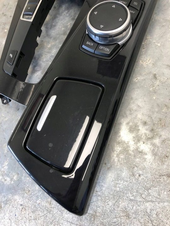 Декор тоннеля бардачок Idrive BMW F10 F11 рестайлинг 9206372 9350723, фото 2