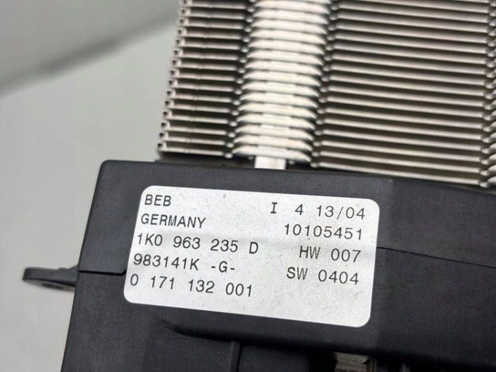 2004 Audi A3 S3 8P Отопитель электрический 1K0963235D, фото 5