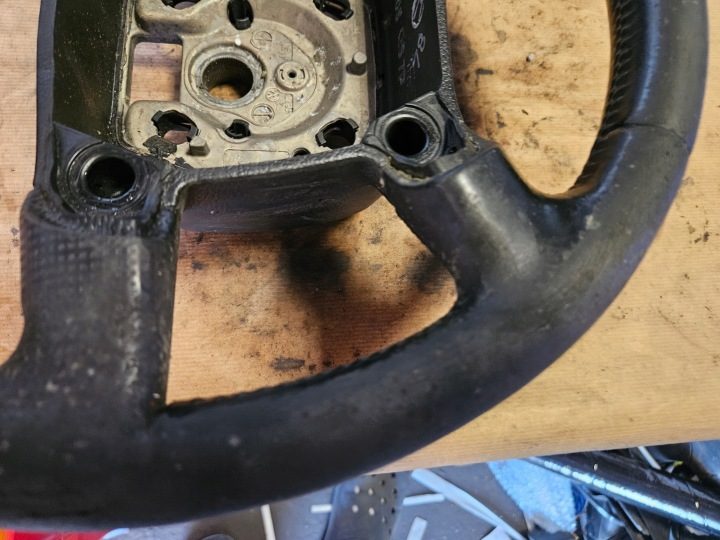 Руль VW T5 Multivan кожа 7H5419091M, фото 8