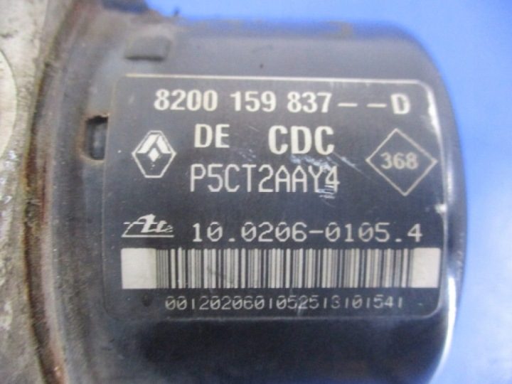 RENAULT LAGUNA II БЛОК УПРАВЛЕНИЯ НАСОС ABS 8200159837D ATE 10.0206-0105.4, фото 6