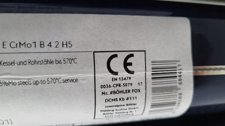 Elektroda нержавеющий Bohler FOX EAS 4 M-A 3,2 мм Elektrody nierdzewne 50 шт., фото 4