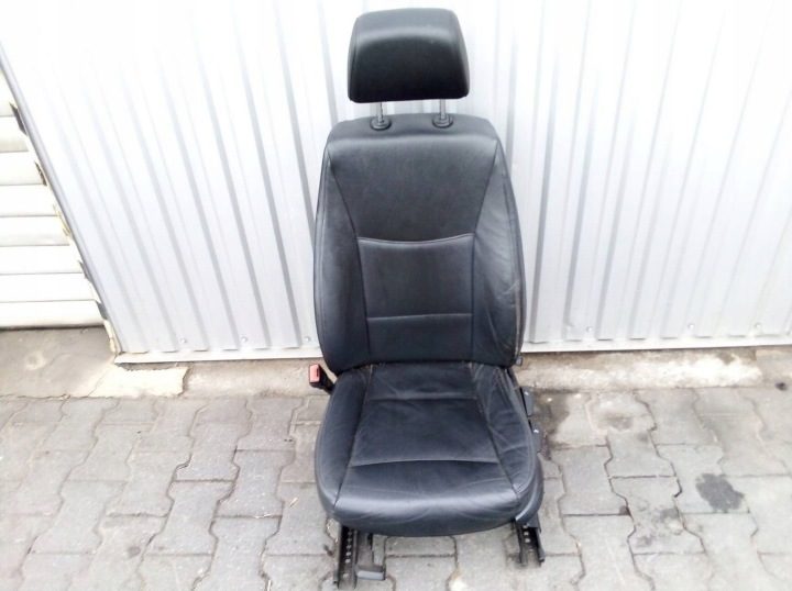 BMW 3 E90 E91 2008 Сиденье водителя Переднее сторона левая кожа, фото 2