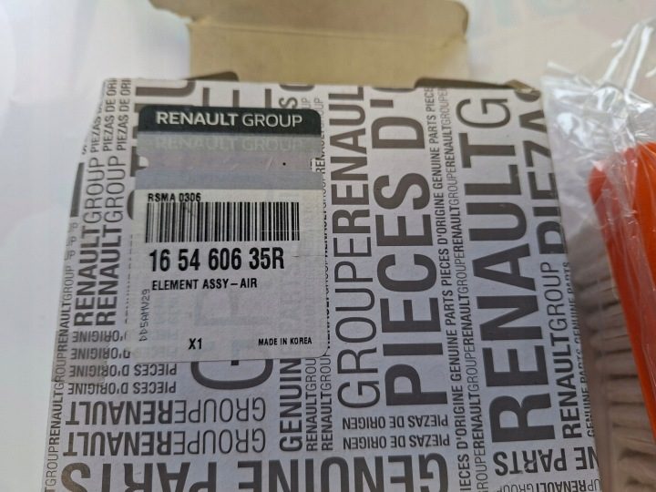 ВОЗДУШНЫЙ ФИЛЬТР RENAULT 1.3TCE 165460635R ОРИГИНАЛ, фото 3