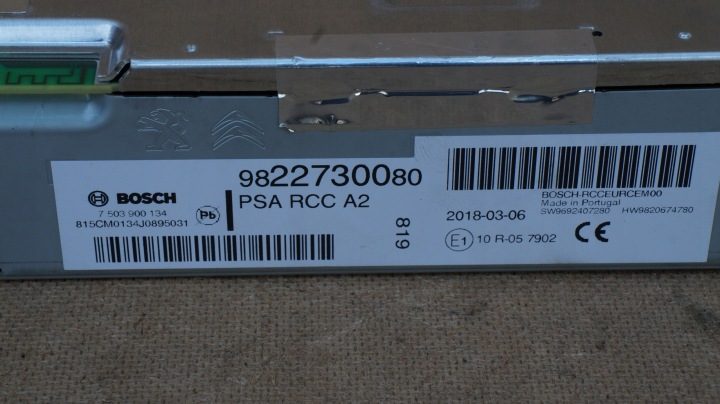 PEUGEOT 208 2008 3008 МАГНИТОЛА НАВИГАЦИЯ 9822730080, фото 2