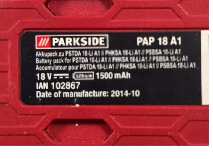 Аккумулятор Parkside Li-Ion 20 В 2,00 А·ч, фото 3