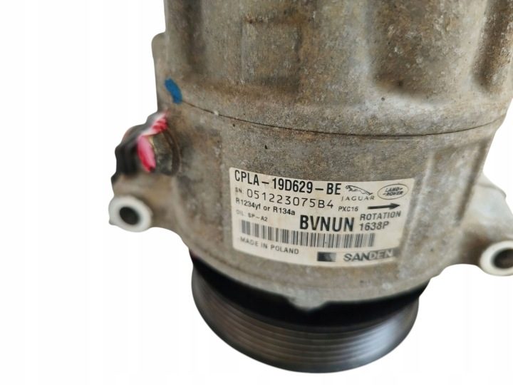 КОМПРЕССОР КОНДИЦИОНЕРА JAGUAR X760 X260 LAND ROVER L550 L560 CPLA-19D629-BE, фото 6