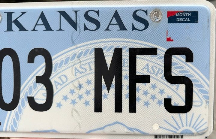 KANSAS табличка номерная с США оригинальные, фото 2