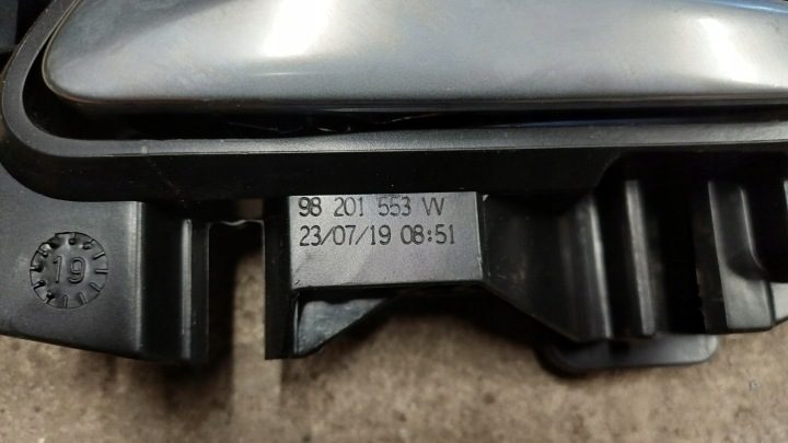 Peugeot 308 II T9 ручка внутренняя левая задняя 98201553VV, фото 2
