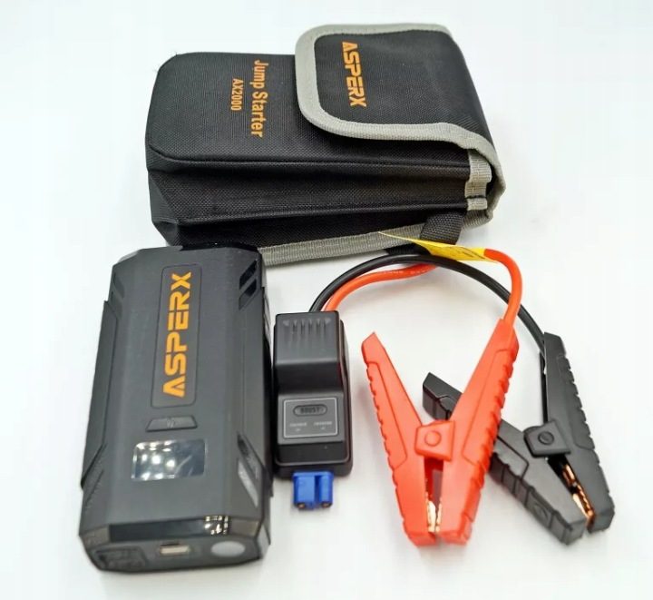 ASPERX Повербанк пусковой 2000 А , мощность szczytowa, booster12 V, Jump старт, фото 1
