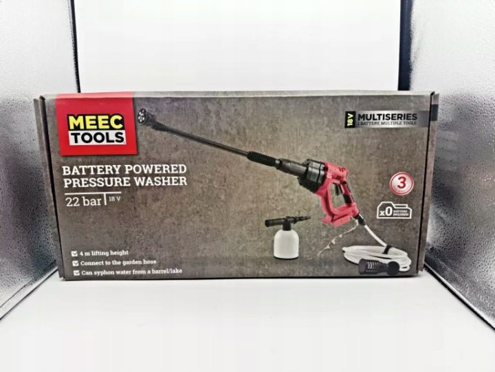 Мойка высокого давления Meec Tools 22 бар 700 Вт, фото 1