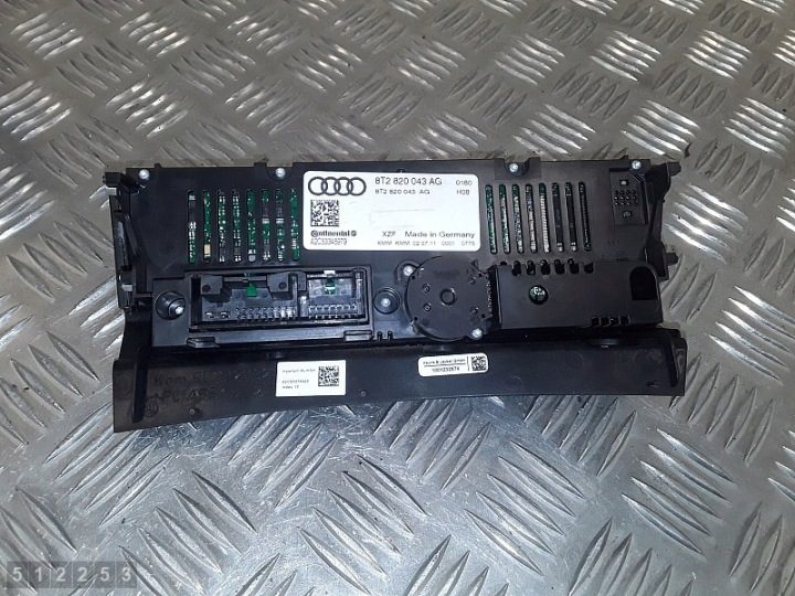 2012 Audi A5 Модуль управления кондиционером 8t2820043ag, фото 3