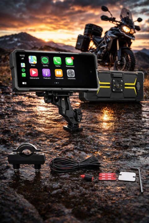 Навигация Мотоциклетная FARROT M780 8.1" CarPlay Android Авто GPS Dual, фото 7