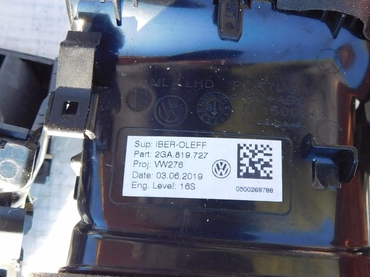 VW T-ROC решетка воздуха панели консоли 2GA819728 2GA819727 2GA819703 9704, фото 5