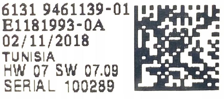 Панель эксплуатации света фонарей BMW G20 G22 G23 G26 G80 G82 G83 5A16B17 9461139, фото 4