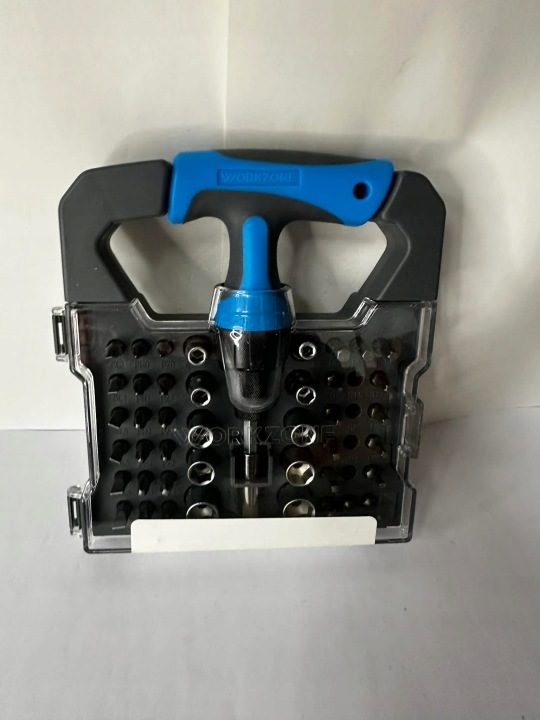 Stalco комплект торцевых головок 1/4" трещотка 48 элементов S011100048, фото 1