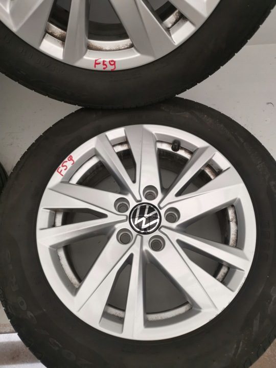 VOLKSWAGEN TOURAN VW КОЛЕСА ДИСКИ ЛИТЫЕ ДИСКИ ШИНЫ ЛЕТО 205/60R16, фото 4