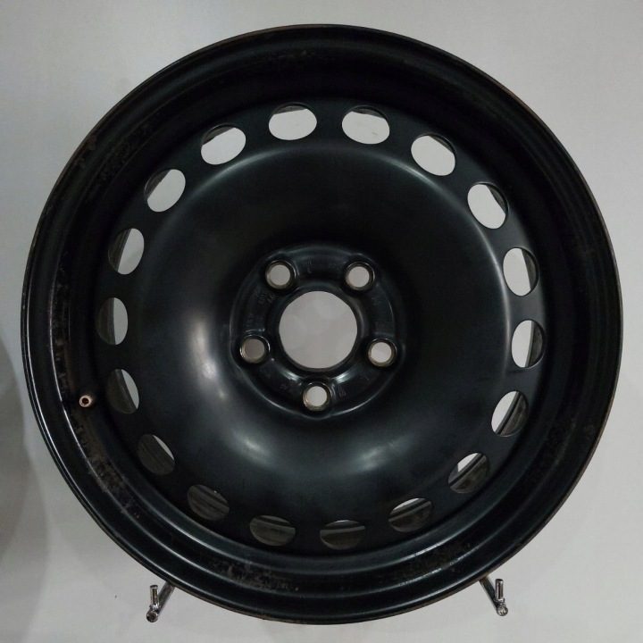 4× Штампованный диск Volkswagen OE 5.5" x 15" 5x100 ET 40, фото 3