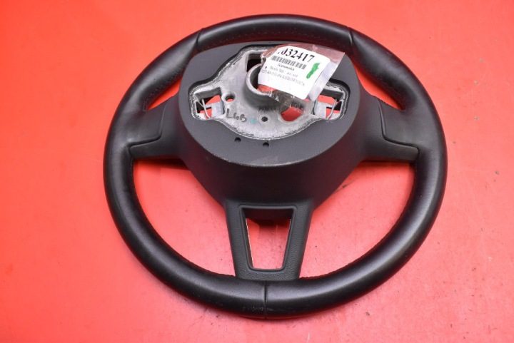 РУЛЬ КОЖАНЫЙ МУЛЬТИФУНКЦИОНАЛЬНЫЙ 5L0419091G SKODA YETI РЕСТАЙЛИНГ 13-18, фото 4