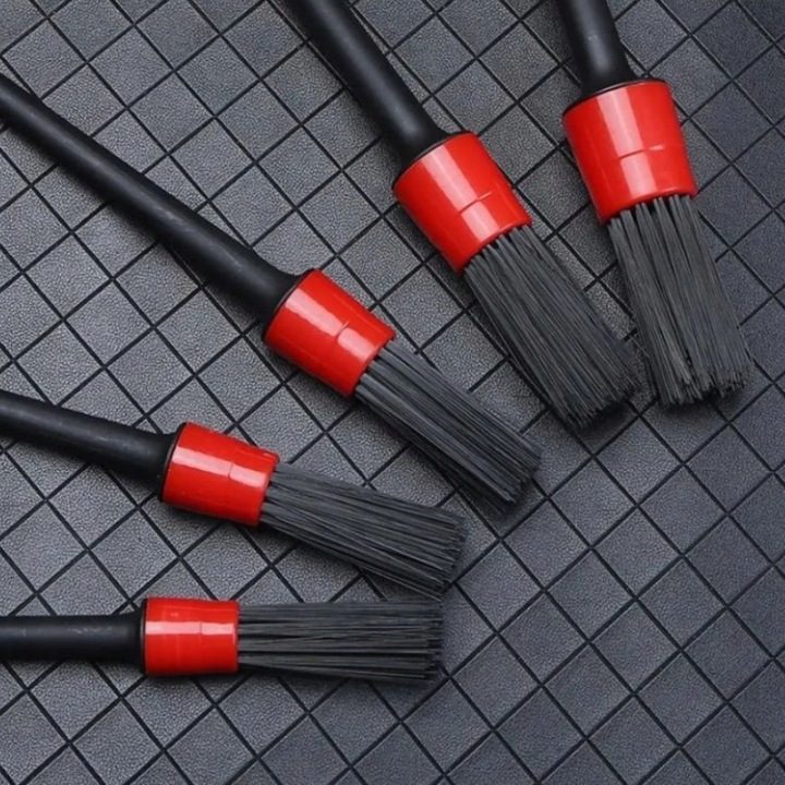 Комплект pędzli для авто detailingu очистки pędzel detailing brush 5 sztk, фото 13