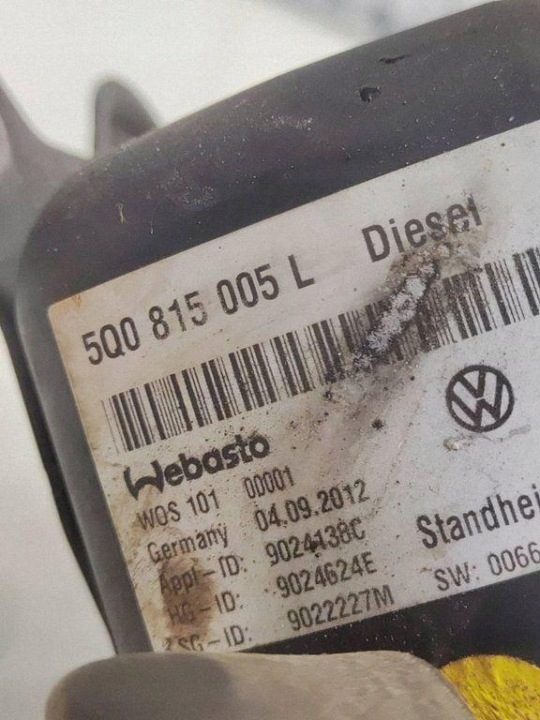 WEBASTO VW GOLF VII (5G1, BQ1, BE1, BE2) 5Q0815005L 33366377 2013, фото 4