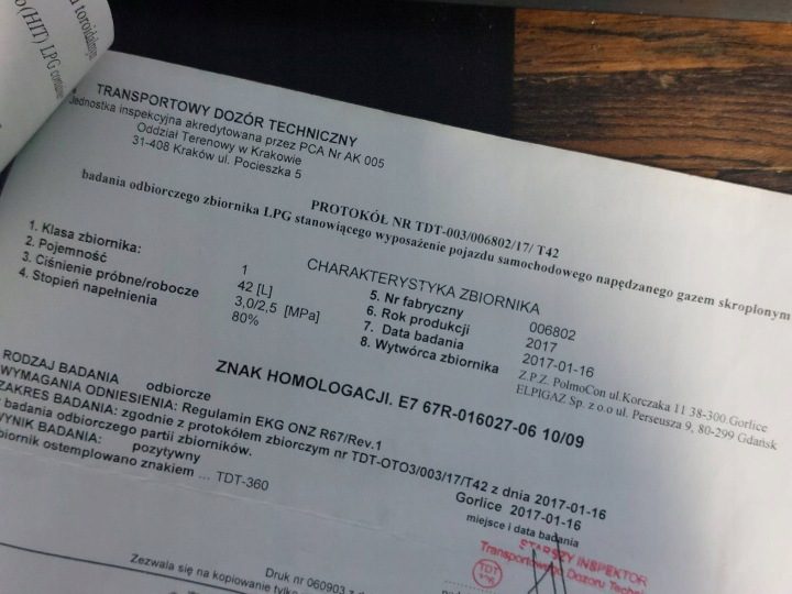 БАЛЛОН ГАЗОВЫЙ ГБО 42L 2027 г. W КОЛЕСО ДОКУМЕНТЫ + КЛАПАН ID: 239831, фото 6