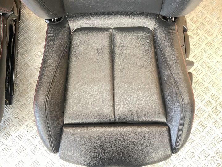 BMW F21 F22 F32 сиденье переднее левое водителя с подогревом черное кожа Kubelkowe, фото 4