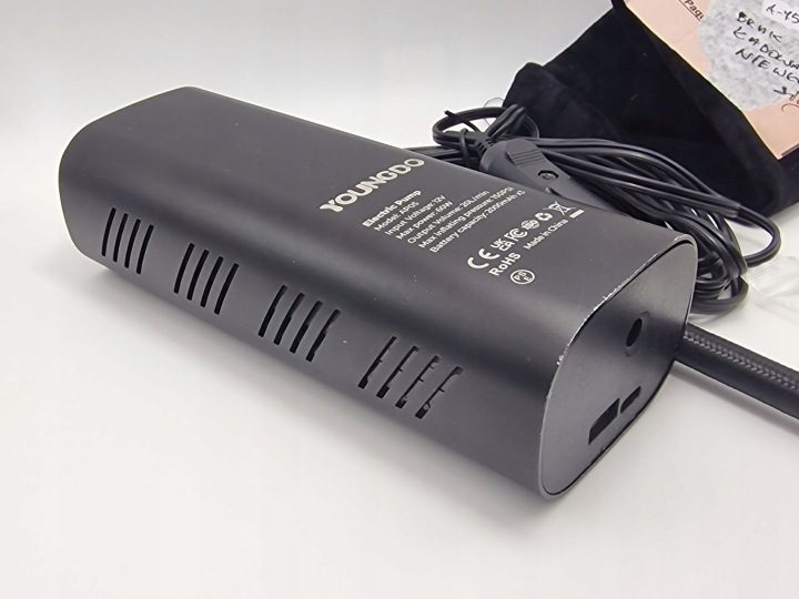 Электрический насос компрессор для Rowerów Piłek Youngdo 6000 мач Power Bank, фото 3