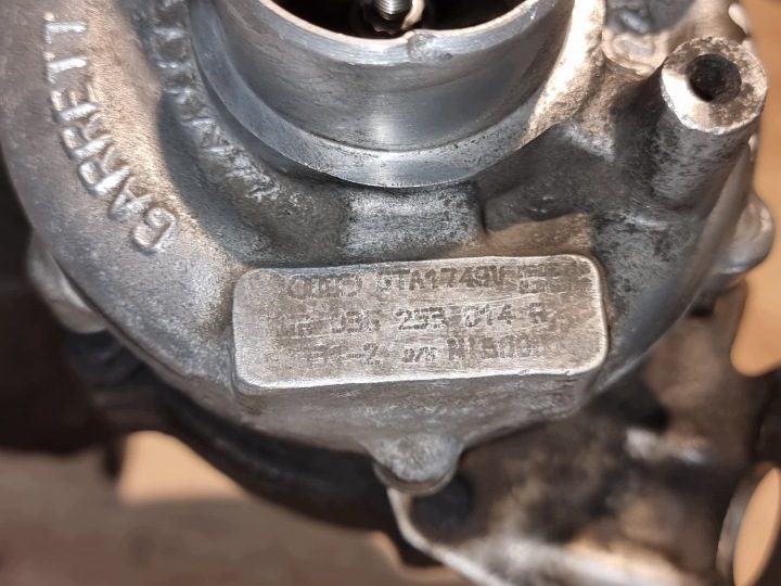 ТУРБОКОМПРЕССОР С КОЛЛЕКТОРОМ 1.9 TDI GARRETT GT1749V № 03G253014R, фото 4