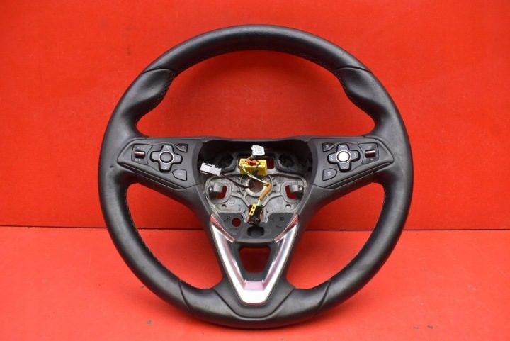РУЛЬ КОЖАНЫЙ МУЛЬТИФУНКЦИОНАЛЬНЫЙ 39070471 OPEL ASTRA 5 В K 15-20, фото 1