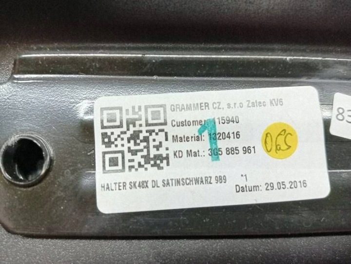 SKODA SUPERB III 17 г. ПОДЛОКОТНИК ДИВАНА ЗАДНИЙ 3G5885961, фото 8