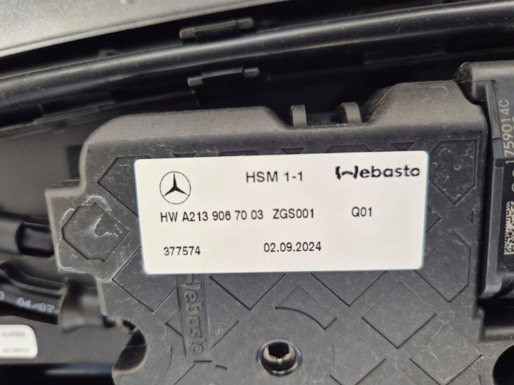 MERCEDES W247 КРЫША ЛЮК ПАНОРАМА 2024 A2139067003 A2479062303, фото 5