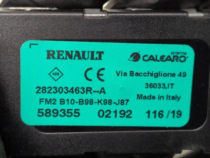 2019 Renault Zoe Усилитель антенный 282303463R, фото 5