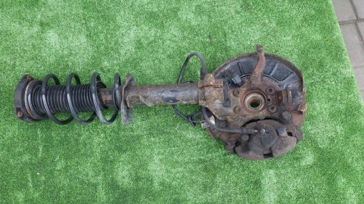 СТОЙКА АМОРТИЗАТОР ПРУЖИНА ПРАВАЯ ПЕРЕДНЯЯ VW EOS 2.0 FSI 1T0413031DP, фото 5