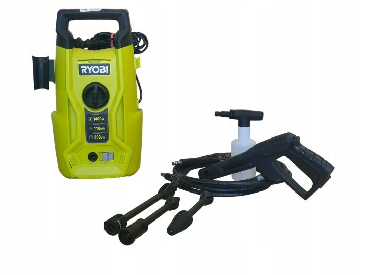 Мойка высокого давления Ryobi 110 бар 1400 Вт, фото 1