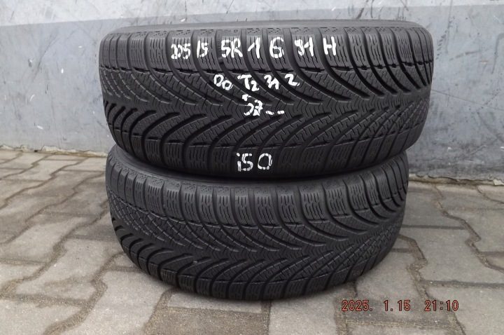 2× Шина зимняя BFGoodrich G-FORCE Winter 205/55R16 91 H сцепление на снегу (3PMSF), фото 2