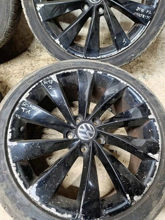 4× Литой диск Volkswagen OE Scirocco См. фото x 18" 3X7, фото 4