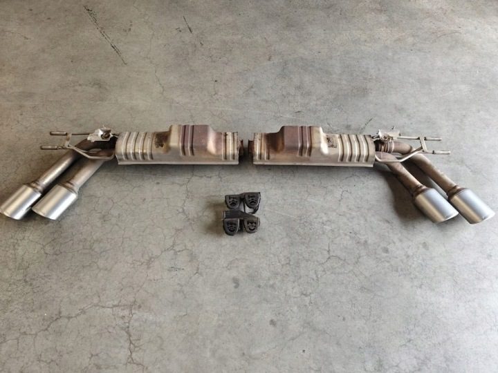 MERCEDES G63 AMG глушитель A4634907303 A4634907003 правый левый, фото 1