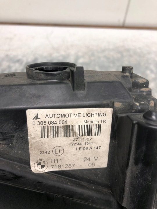 ПРОТИВОТУМАННАЯ ФАРА ЛЕВАЯ ПЕРЕДНЯЯ BMW E87 РЕСТАЙЛИНГ 7181287, фото 5