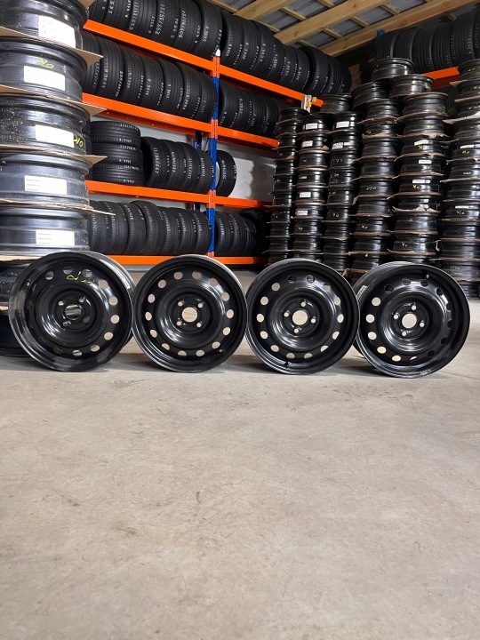 4× Штампованный диск Hyundai OE HYUNDAI i20 KIA RIO 6.0" x 15" 4x100 ET 52, фото 1
