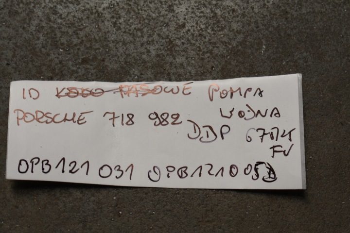 ИДЕАЛЬНАЯ ПОМПА PORSCHE 718 982 DDP 1, фото 4