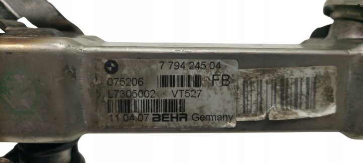 BMW E90 E91 E60 E61 E87 E83 E53 РАДИАТОР EGR EGR M47N2 M57N 7794245, фото 9