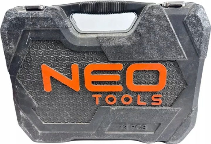 NEO TOOLS Торцевые головки 1/2" 1/4" 73 шт. Кейс Сталь CR-V, фото 1