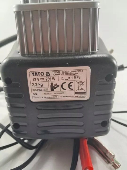 Компрессор Yato YT-73462 + блок питания Nextec PBO 24360 PS-WS-250W12V21A, фото 8